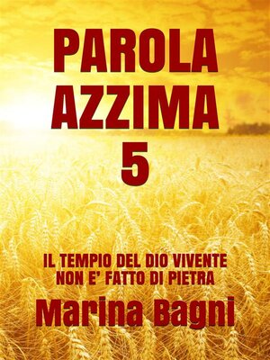 cover image of Parola Azzima 5